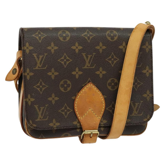 LOUIS VUITTON Monogram Cartouchiere MM Shoulder Bag M51253 LV Auth ep10730