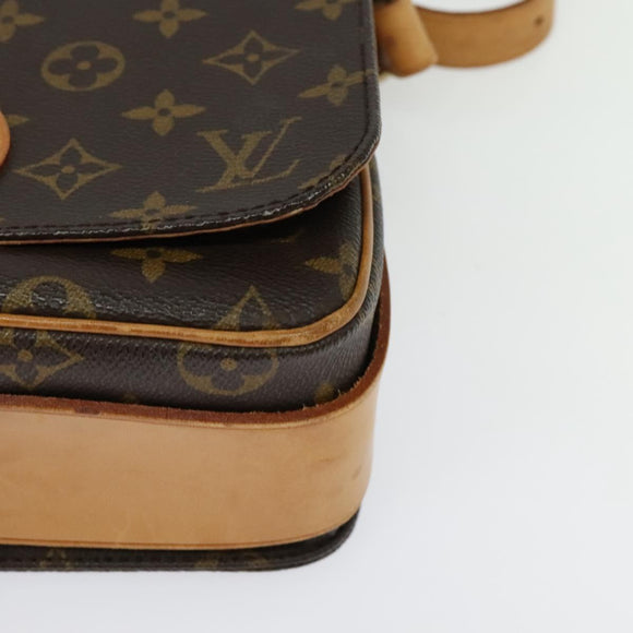 LOUIS VUITTON Monogram Cartouchiere MM Shoulder Bag M51253 LV Auth ep10730