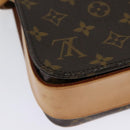 LOUIS VUITTON Monogram Cartouchiere MM Shoulder Bag M51253 LV Auth ep10730-16