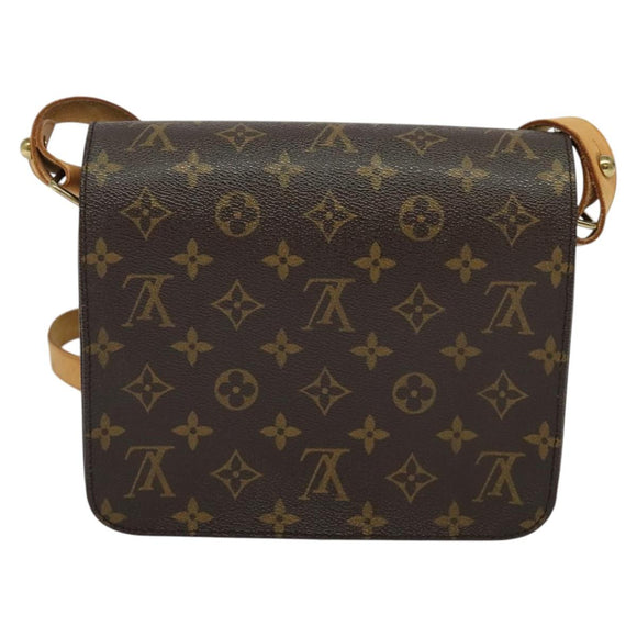 LOUIS VUITTON Monogram Cartouchiere MM Shoulder Bag M51253 LV Auth ep10730