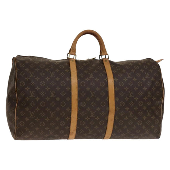 LOUIS VUITTON Monogram Keepall 60 Boston Bag M41422 LV Auth ep10731