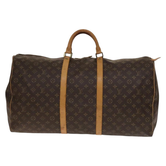 LOUIS VUITTON Monogram Keepall 60 Boston Bag M41422 LV Auth ep10731