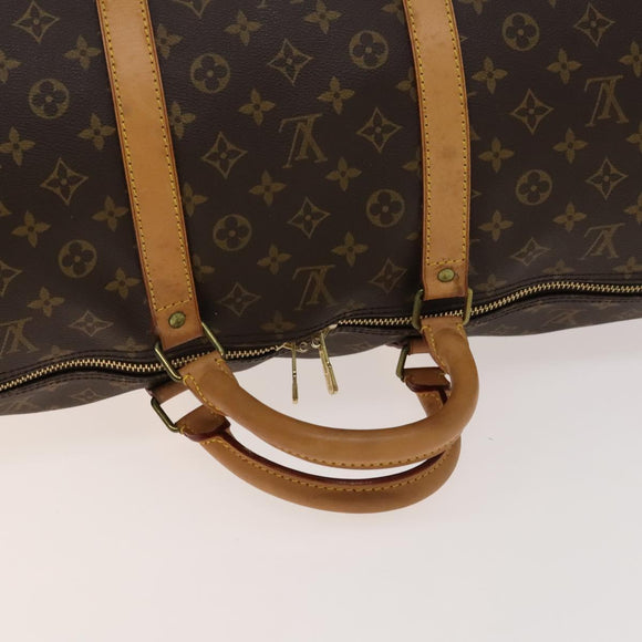LOUIS VUITTON Monogram Keepall 60 Boston Bag M41422 LV Auth ep10731