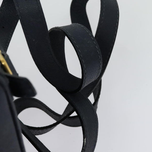 GUCCI Bamboo Backpack Suede Navy Gold 003 2034 0030 Auth ep10733