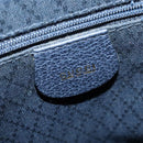 GUCCI Bamboo Backpack Suede Navy Gold 003 2034 0030 Auth ep10733-19
