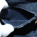 GUCCI Bamboo Backpack Suede Navy Gold 003 2034 0030 Auth ep10733-22