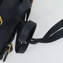 GUCCI Bamboo Backpack Suede Navy Gold 003 2034 0030 Auth ep10733-9