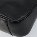 GUCCI Bamboo Hand Bag Leather 2way Black Gold Auth ep10736-14