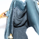 GUCCI Bamboo Hand Bag Leather 2way Navy Gold 000 122 0316 Auth ep10737-20