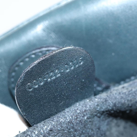 GUCCI Bamboo Hand Bag Leather 2way Navy Gold 000 122 0316 Auth ep10737