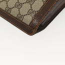 GUCCI Document case GG Supreme PVC Beige Auth ep10739-11