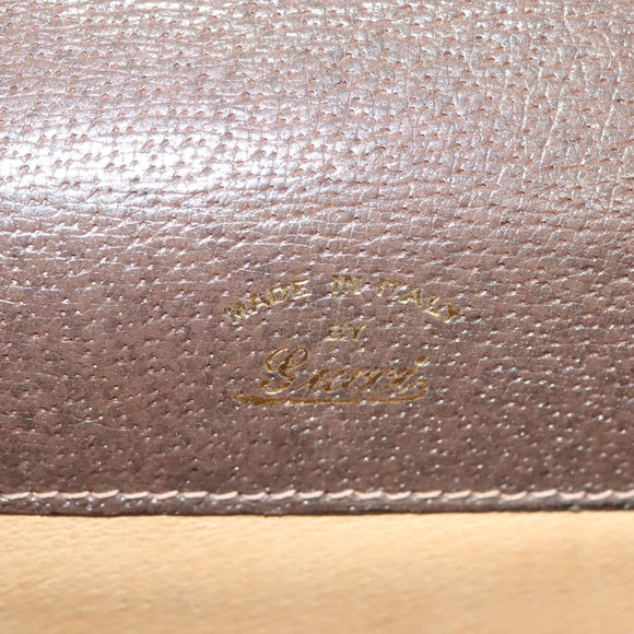 GUCCI Document case GG Supreme PVC Beige Auth ep10739