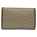 GUCCI Document case GG Supreme PVC Beige Auth ep10739-3