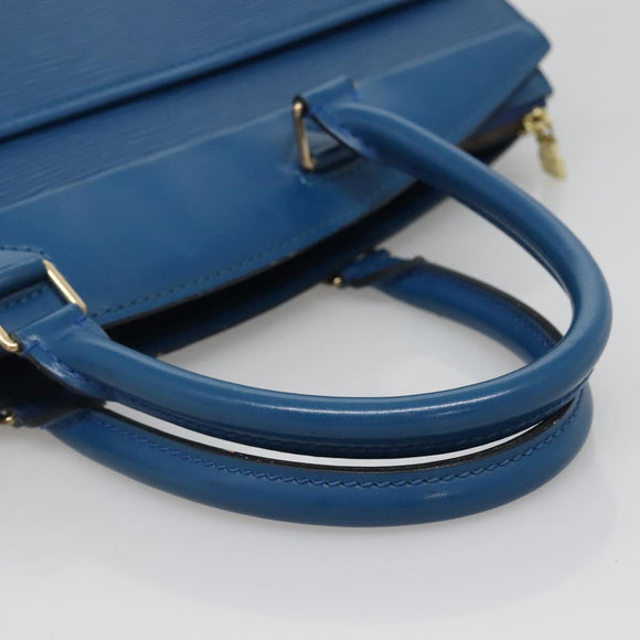 LOUIS VUITTON Epi Riviera Hand Bag Blue M48185 LV Auth ep10744