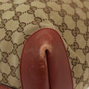 GUCCI GG Canvas Tote Bag Beige Gold 247209 Auth ep10749-10