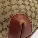 GUCCI GG Canvas Tote Bag Beige Gold 247209 Auth ep10749-13