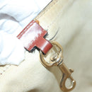 GUCCI GG Canvas Tote Bag Beige Gold 247209 Auth ep10749-17