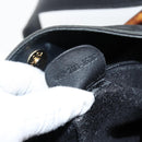 GUCCI Bamboo Hand Bag Leather 2way Black Gold 001 2113 1638 Auth ep10751-21