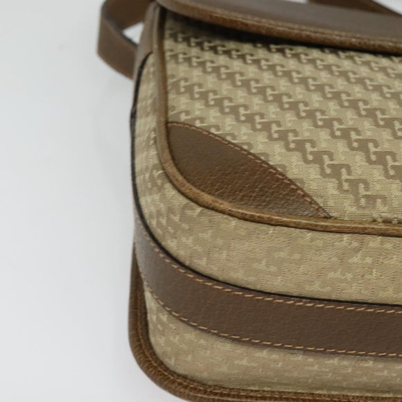 GUCCI Shoulder Bag Canvas Beige Gold 001 113 0613 Auth ep10753