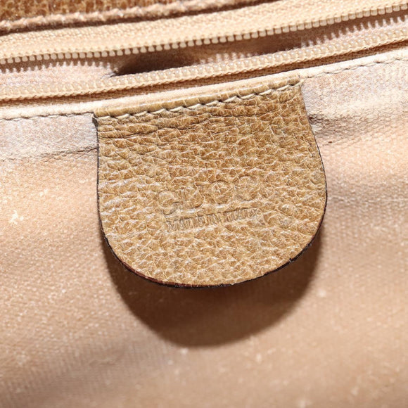 GUCCI Shoulder Bag Canvas Beige Gold 001 113 0613 Auth ep10753