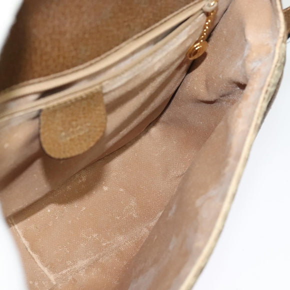 GUCCI Shoulder Bag Canvas Beige Gold 001 113 0613 Auth ep10753