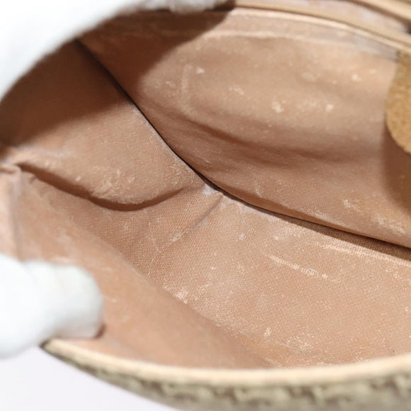 GUCCI Shoulder Bag Canvas Beige Gold 001 113 0613 Auth ep10753