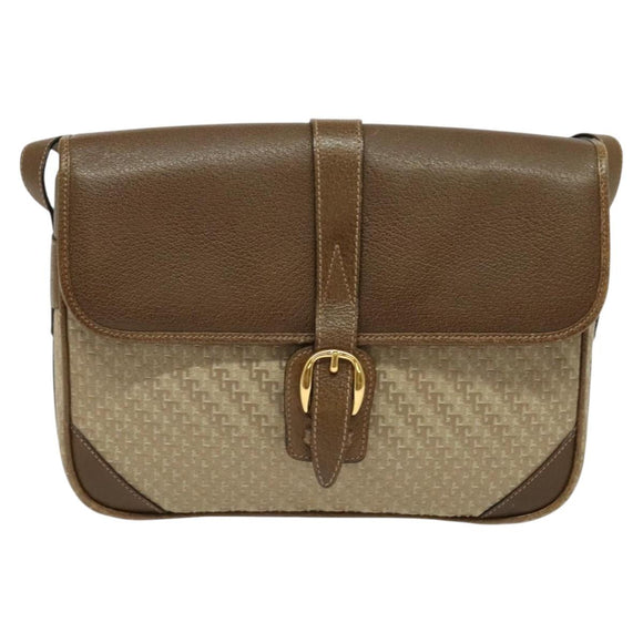 GUCCI Shoulder Bag Canvas Beige Gold 001 113 0613 Auth ep10753