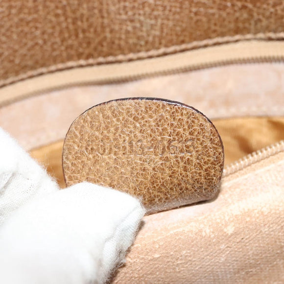 GUCCI Shoulder Bag Canvas Beige Gold 001 113 0613 Auth ep10753