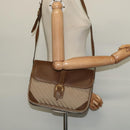 GUCCI Shoulder Bag Canvas Beige Gold 001 113 0613 Auth ep10753-21