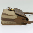 GUCCI Shoulder Bag Canvas Beige Gold 001 113 0613 Auth ep10753-5