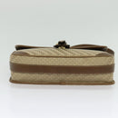 GUCCI Shoulder Bag Canvas Beige Gold 001 113 0613 Auth ep10753-9