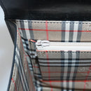 Burberrys Hand Bag Leather Black Silver Auth ep10754-17