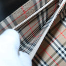 Burberrys Hand Bag Leather Black Silver Auth ep10754-12