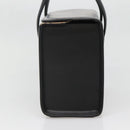 Burberrys Hand Bag Leather Black Silver Auth ep10754-4
