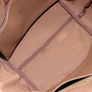 Burberrys Nova Check Hand Bag Canvas Beige Gold Auth ep10758-11