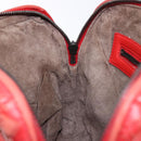 BOTTEGA VENETA INTRECCIATO Shoulder Bag Leather Red Auth ep10760-19