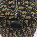 Christian Dior Trotter Canvas Boston Bag Navy Silver Auth ep10763-18