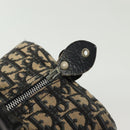 Christian Dior Trotter Canvas Boston Bag Navy Silver Auth ep10763-10