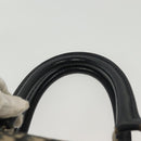 Christian Dior Trotter Canvas Boston Bag Navy Silver Auth ep10763-14