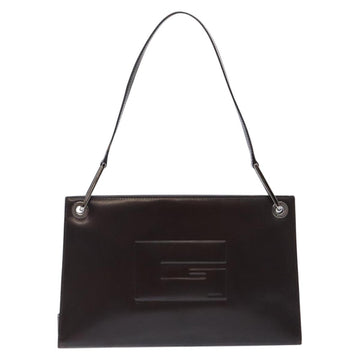 GUCCI Shoulder Bag Patent leather Brown Silver 001 3034 1705 Auth ep10769 - 0