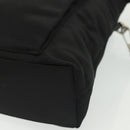 GUCCI Bamboo Hand Bag Nylon 2way Black Silver 000 2265 0581 Auth ep10773-13