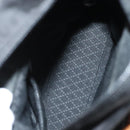 GUCCI Bamboo Hand Bag Nylon 2way Black Silver 000 2265 0581 Auth ep10773-18