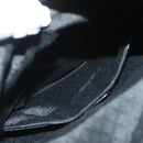 GUCCI Bamboo Hand Bag Nylon 2way Black Silver 000 2265 0581 Auth ep10773-21