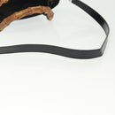 GUCCI Bamboo Hand Bag Nylon 2way Black Silver 000 2265 0581 Auth ep10773-9