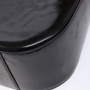 GUCCI Shoulder Bag Patent leather Black Silver 007 2046 0250 Auth ep10775-16