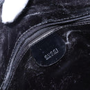 GUCCI Shoulder Bag Patent leather Black Silver 007 2046 0250 Auth ep10775-18