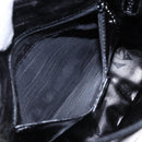 GUCCI Shoulder Bag Patent leather Black Silver 007 2046 0250 Auth ep10775-11