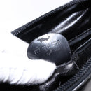 GUCCI Shoulder Bag Patent leather Black Silver 007 2046 0250 Auth ep10775-12