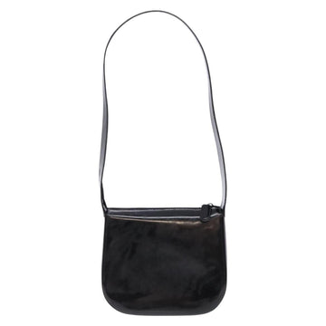 GUCCI Shoulder Bag Patent leather Black Silver 007 2046 0250 Auth ep10775 - 0