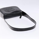 GUCCI Shoulder Bag Patent leather Black Silver 007 2046 0250 Auth ep10775-7